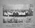 Hebron Baptist Church Sunday School, James Kelley, Supt, F.B. Lambert, Sect, 1900