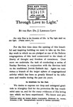 Sunday Lectures before Congregation Rodeph Shalom, Series 7-8 (1907-1909)