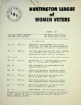 League of Women Voters of the Huntington Area Bulletin, January, 1970 by League of Women Voters of the Huntington Area