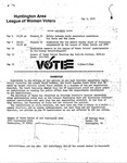 Huntington Area League of Women Voters Bulletin, May 5, 1986