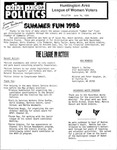 Huntington Area League of Women Voters Bulletin, June 16, 1986