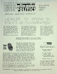 League of Women Voters of the Huntington Area Bulletin March, 1987