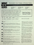 League of Women Voters of the Huntington Area Bulletin November, 1987