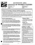 LWV Bulletin, January, 1996 by League of Women Voters of the Huntington Area