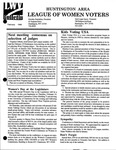 LWV Bulletin, February, 1996 by League of Women Voters of the Huntington Area