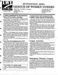 LWV Bulletin, November, 1996 by League of Women Voters of the Huntington Area
