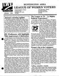 LWV Bulletin, January, 1995 by League of Women Voters of the Huntington Area