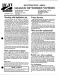 LWV Bulletin, December, 1994 by League of Women Voters of the Huntington Area