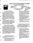 LWV Bulletin, October, 2008 by League of Women Voters of the Huntington Area