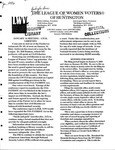 LWV Bulletin, January, 2006 by League of Women Voters of the Huntington Area