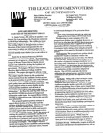 LWV Bulletin, January, 2004 by League of Women Voters of the Huntington Area