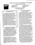 LWV Bulletin, October, 2003 by League of Women Voters of the Huntington Area