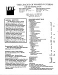 LWV Bulletin, March, 2002 by League of Women Voters of the Huntington Area