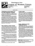 LWV Bulletin, September, 2000 by League of Women Voters of the Huntington Area