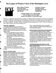 LWV Bulletin, January, 2011 by League of Women Voters of the Huntington Area
