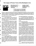 LWV Bulletin, April, 2010 by League of Women Voters of the Huntington Area