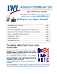League of Women Voters' of the Huntington Area E-mail Bulletin, April 2026 by League of Women Voters of the Huntington Area