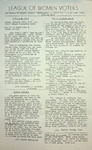 League of Women Voters of the Huntington Area Bulletin, October 1960