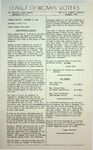 League of Women Voters of the Huntington Area Bulletin, December, 1960 by League of Women Voters of the Huntington Area