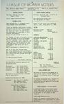 League of Women Voters of the Huntington Area Bulletin, February, 1961