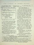 League of Women Voters of the Huntington Area Bulletin, November, 1961