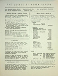 League of Women Voters of the Huntington Area Bulletin, February, 1962