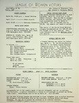 League of Women Voters of the Huntington Area Bulletin, March 1964