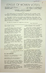 League of Women Voters of the Huntington Area Bulletin, November, 1964