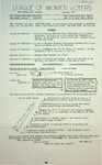 League of Women Voters of the Huntington Area bulletin, January, 1967 by League of Women Voters of the Huntington Area