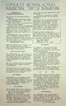 League of Women Voters of the Huntington Area Bulletin, October, 1967
