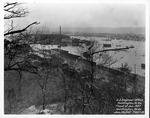 East end from 28th Street hill facing northwest, 1937 Flood, Huntington, W.Va.