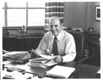 Marvin Stone at his desk at US News & World Report