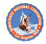 Decal of Democratic National convention, Los Angeles, 1960, col.