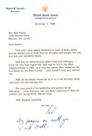 Letter from Senator Ted Kennedy to Mrs.Matthew Reese, regarding death of Matt Reese, Dec. 4, 1998, col.