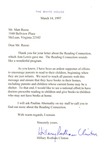 Letter from First Lady Hillary Clinton to Matt Reese, Mar. 14, 1997, on White House stationary, col.