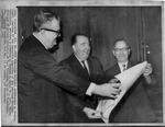 Matthew Reese, receiving the American Heritage Award, Oct. 1965