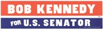 Bumper sticker for Robert F. Kennedy for Senator, ca. 1965, col.