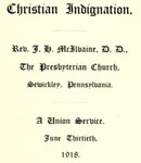 Christian Indignation by James Hall McIlvaine