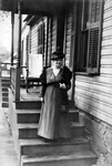 Clara Morrow at Johnson home, Wellsburg, W.va.
