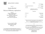 Marshall University Music Department Presents a Senior Recital, Brianna Williams, euphonium