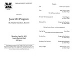 Marshall University Music Department Presents the Jazz 12.1 Program, Dr. Saunders, director