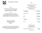 Marshall University Music Department Presents the Marshall University Spring Choral Collage, featuring The Marshall University Chorus, The Marshall University Choral Union, The Marshall University Chamber Choir