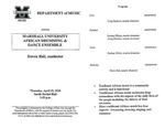 Marshall University Music Department Presents the Marshall University African Drumming & Dance Ensemble, Steve Hall, conductor by Steven Hall