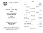 Marshall University Music Department Presents a Cello & Guitar Day, featuring, Guest Artist/Clinician, Özge İleri, cello, assisted by Alanna Cushing, piano, MU Cello Quartet, MU Guitar Ensemble