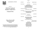 Marshall University Music Department Presents the 2010 SCI National Student Conference: Concert Two by Marshall University, Şőlen Dikener, and Mark Zanter