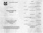 Marshall University Music Department Presents the Kappa Kappa Psi Recital by Steve Barnett