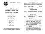 Marshall University Music Department Presents the Marshall University Sonatina Festival and Competition Program by Alanna Cushing, Evan Mack, Júlio Ribeiro Alves, Kay Lawson, and Ben Miller