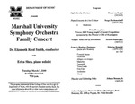 Marshall University Music Department Presents the Marshall University Symphony Orchestra Family Concert