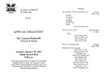 Marshall University Music Department Presents the Annual Cello Day, Ms. Lauren Dunseath, Clinician & Soloist