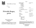 Marshall University Music Department Presents Erisvaldo Borges, guitar by Erisvaldo Borges
